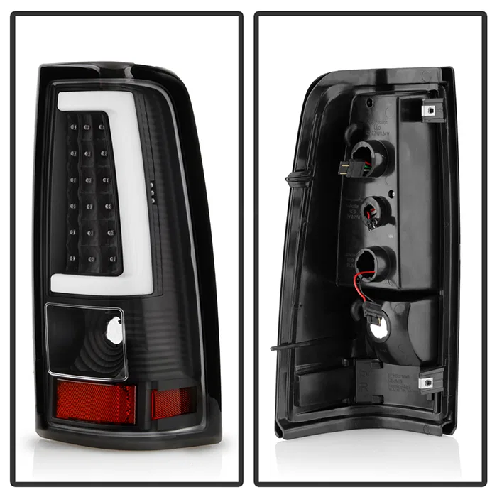 9048708 – SPYDER Tail Light Assembly, LED Clear Lens Black Housing Red/ White Bulbs Set Of 2 - view 2